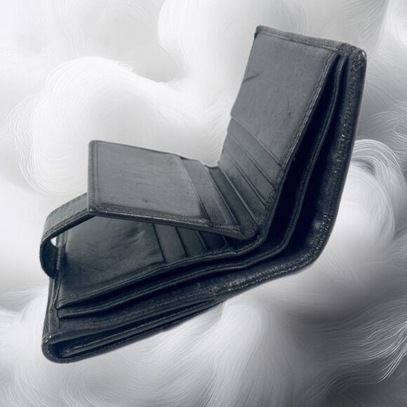 Coach Soho Pleated Signature “C” Black Jacquard Bifold Envelope Wallet - Picture 5 of 6